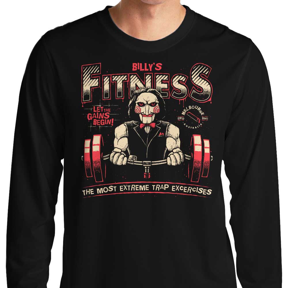 Billy's Fitness - Long Sleeve T-Shirt Hoodie, Sweatshirt | CiraTrend.com (Image 1)