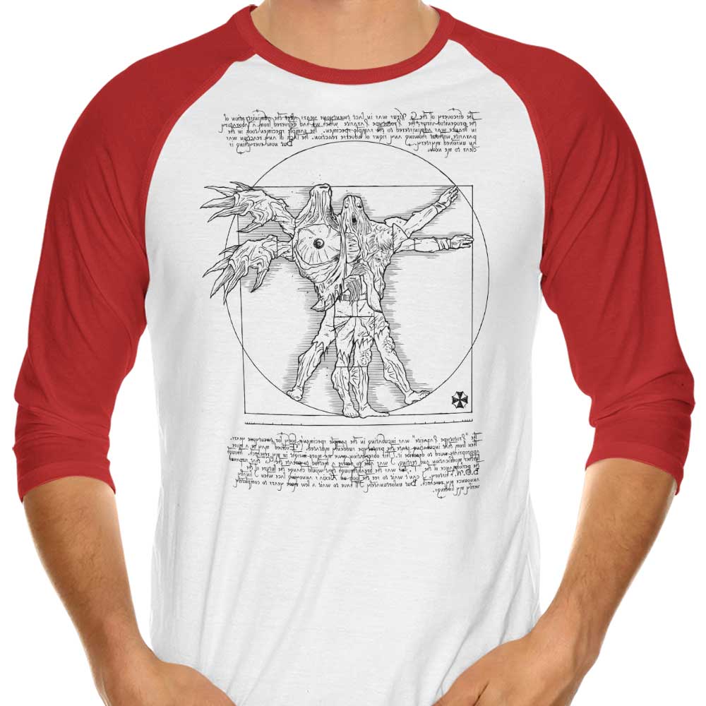 Birkin Vitruvian - 3/4 Sleeve Raglan T-Shirt Hoodie, Sweatshirt | CiraTrend.com (Image 3)