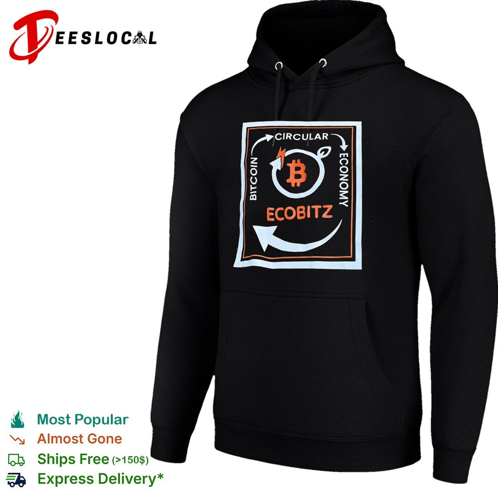 Bitcoin Ecobitz circular economy recycle shirt