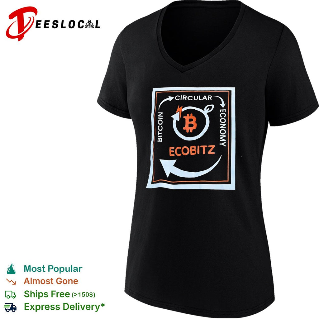 Bitcoin Ecobitz circular economy recycle shirt