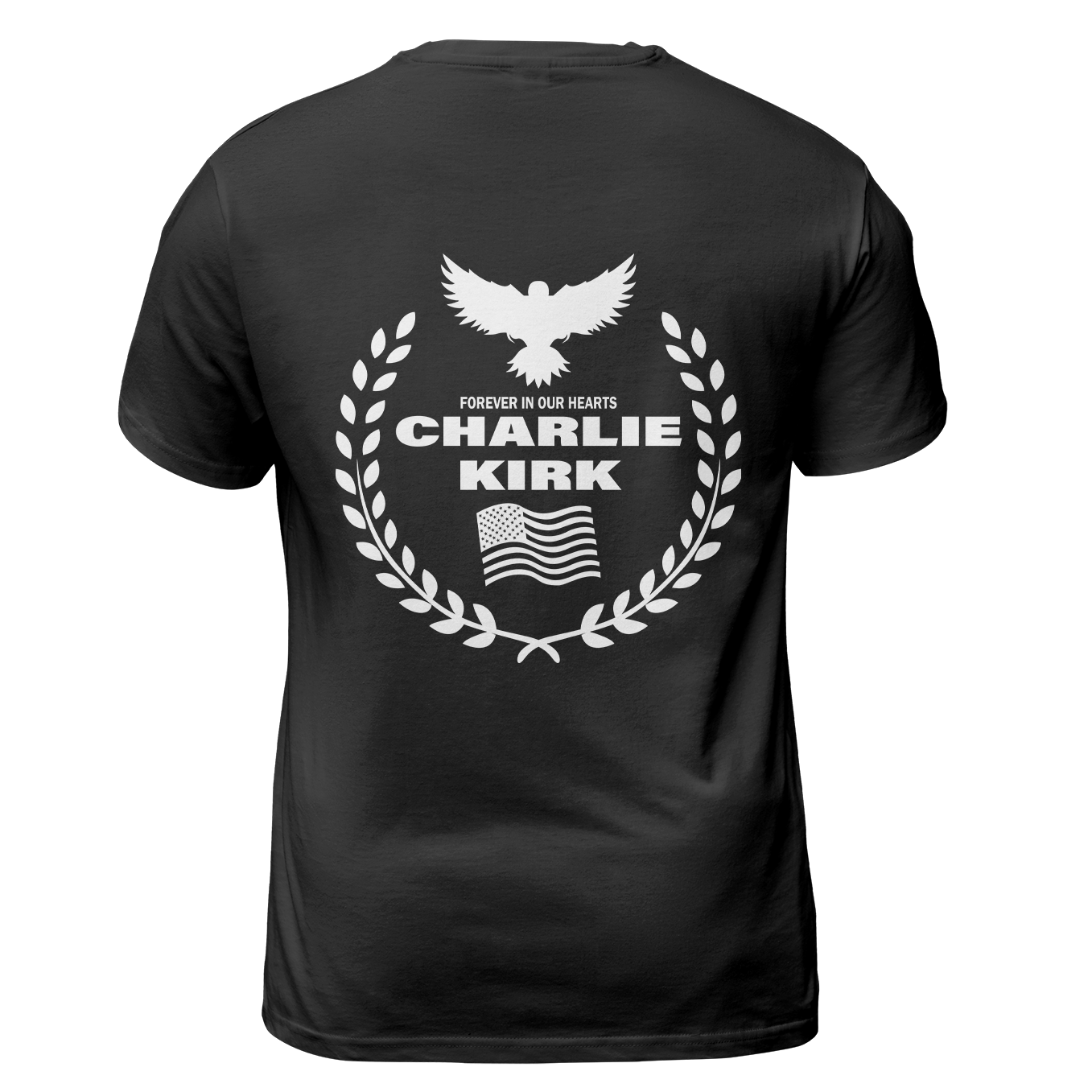 Freedom Charlie Kirk Forever In Our Hearts T Shirt - G Hoodie, Sweatshirt | CiraTrend.com (Image 2)