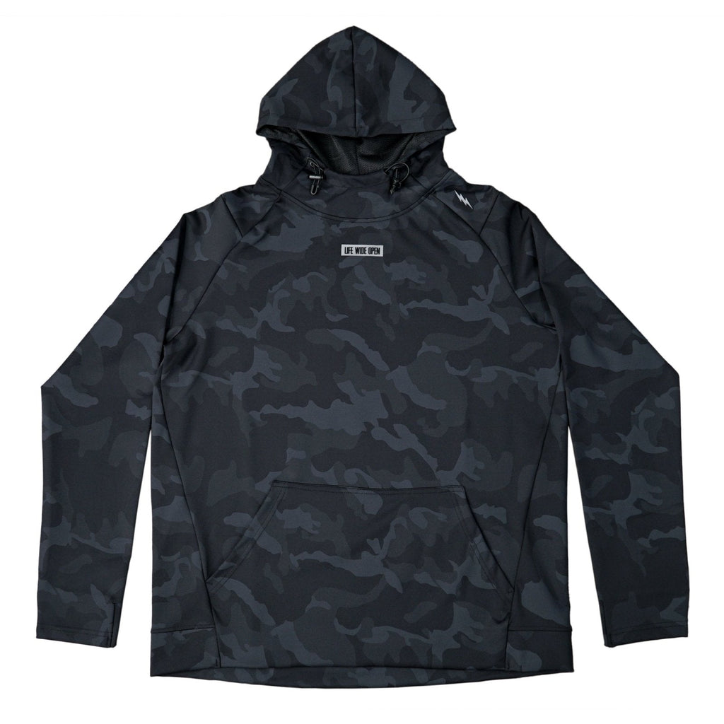 Black Camo Performance Hoodie T-Shirts, Sweatshirt | CiraTrend.com (Image 1)