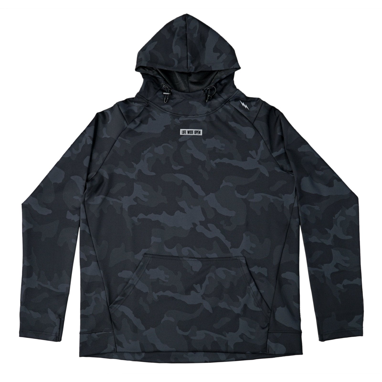 Black Camo Performance Hoodie T-Shirts, Sweatshirt | CiraTrend.com (Image 1)