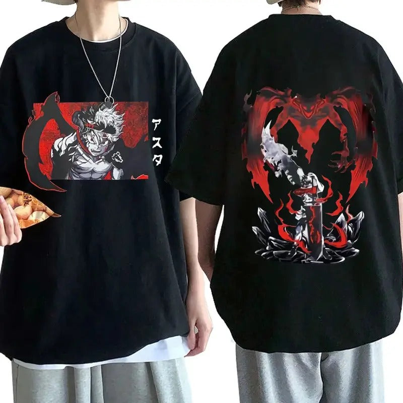 Black Clover Asta Manga T-shirt Hoodie, Sweatshirt | CiraTrend.com