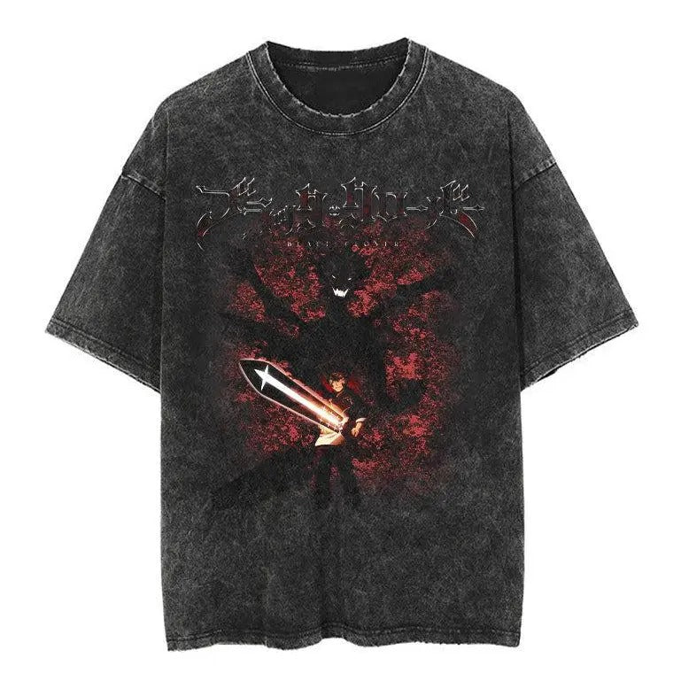 Black Clover Vintage T-Shirt Sweatshirt, Hoodie, Comfort Colors | CiraTrend.com