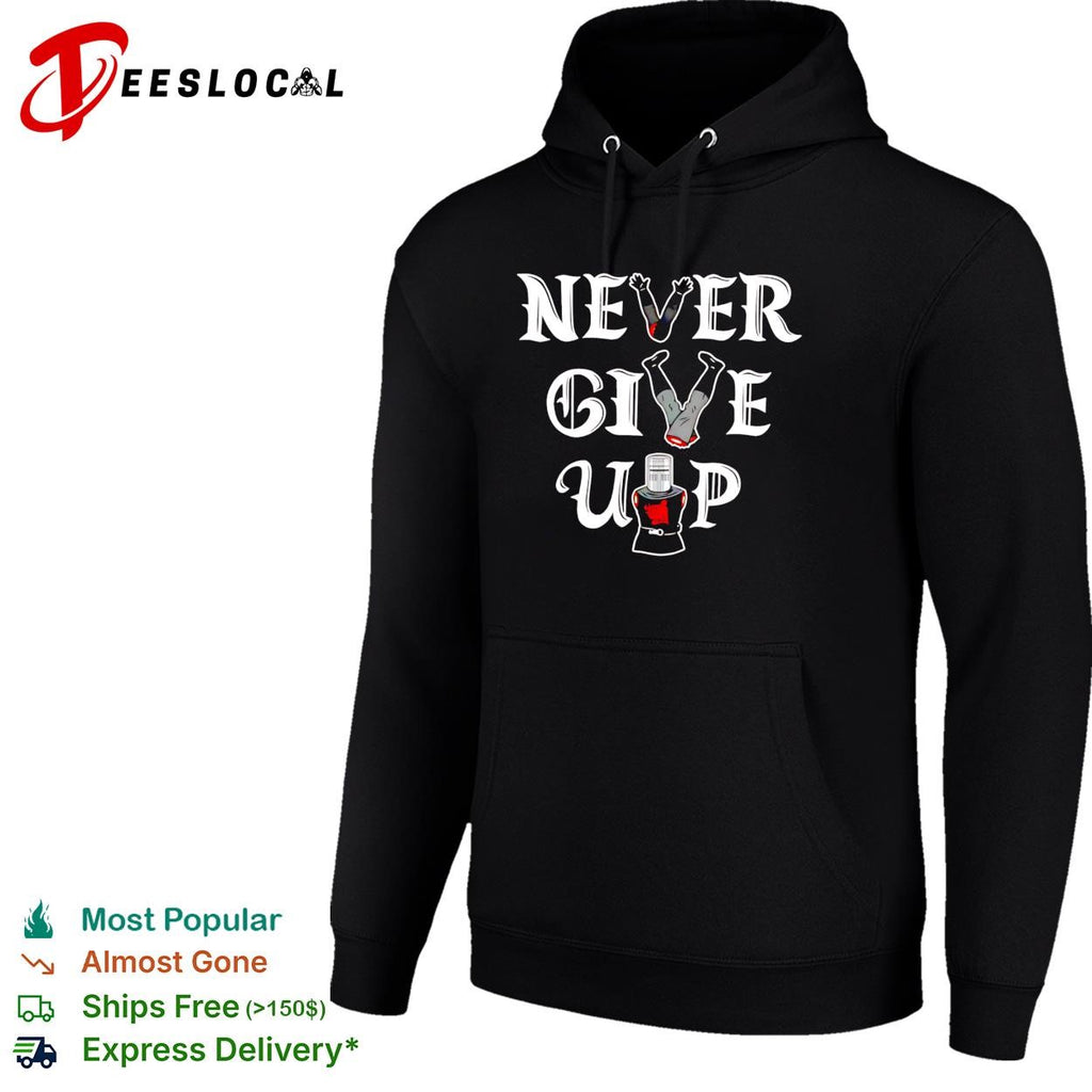 Black Knight Monty Python never give up severed limbs shirt