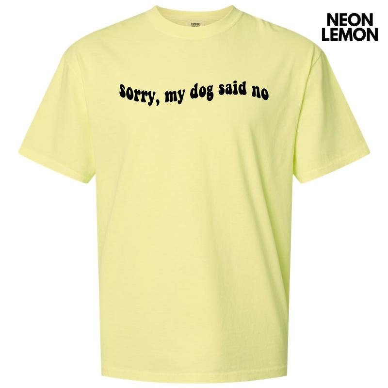 Black My Dog Said No Comfort Colors T-Shirt 'NLB' Hoodie, Sweatshirt | CiraTrend.com