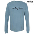 Black One Tiny Seed Long Sleeve Comfort Colors T-Shirt 'NLB' Hoodie, Sweatshirt | CiraTrend.com