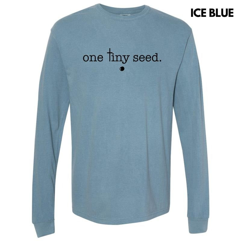 Black One Tiny Seed Long Sleeve Comfort Colors T-Shirt 'NLB' Hoodie, Sweatshirt | CiraTrend.com