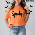 Black Spooky Fluffy Patch Comfort Colors T-Shirt Hoodie, Sweatshirt | CiraTrend.com