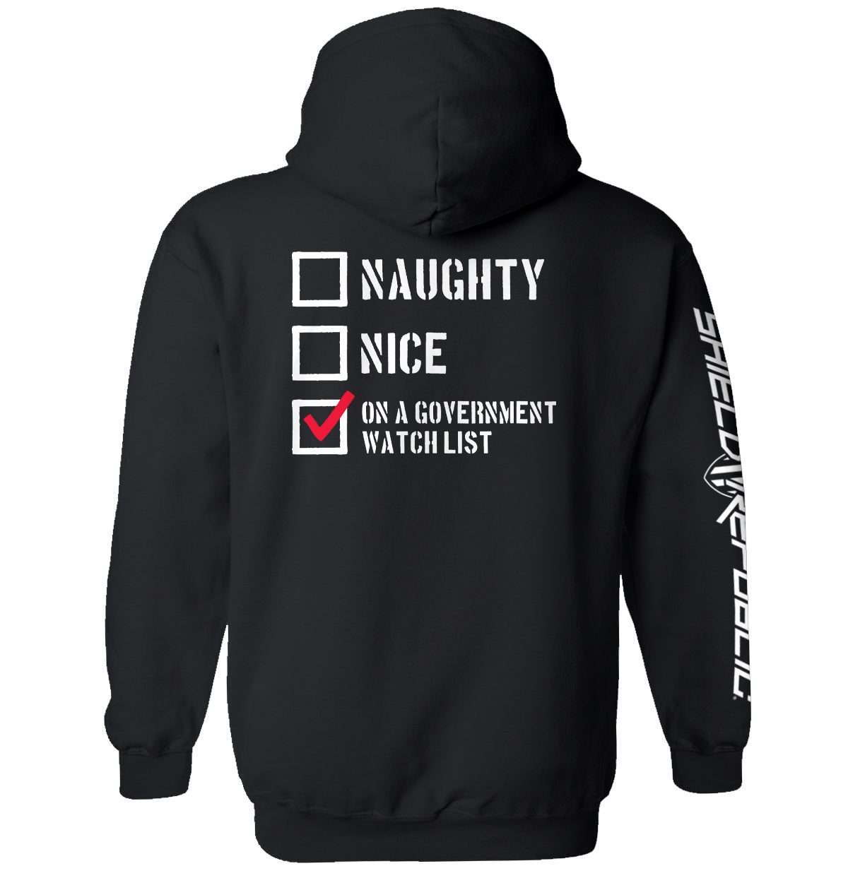 Naughty Nice On a Government Watch List T-Shirts, Hoodie, Sweatshirt | CiraTrend.com (Image 3)