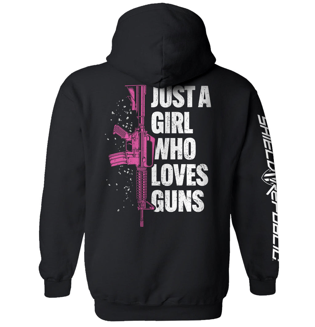 Just A Girl Who Loves Guns T-Shirts, Hoodie, Sweatshirt | CiraTrend.com (Image 5)