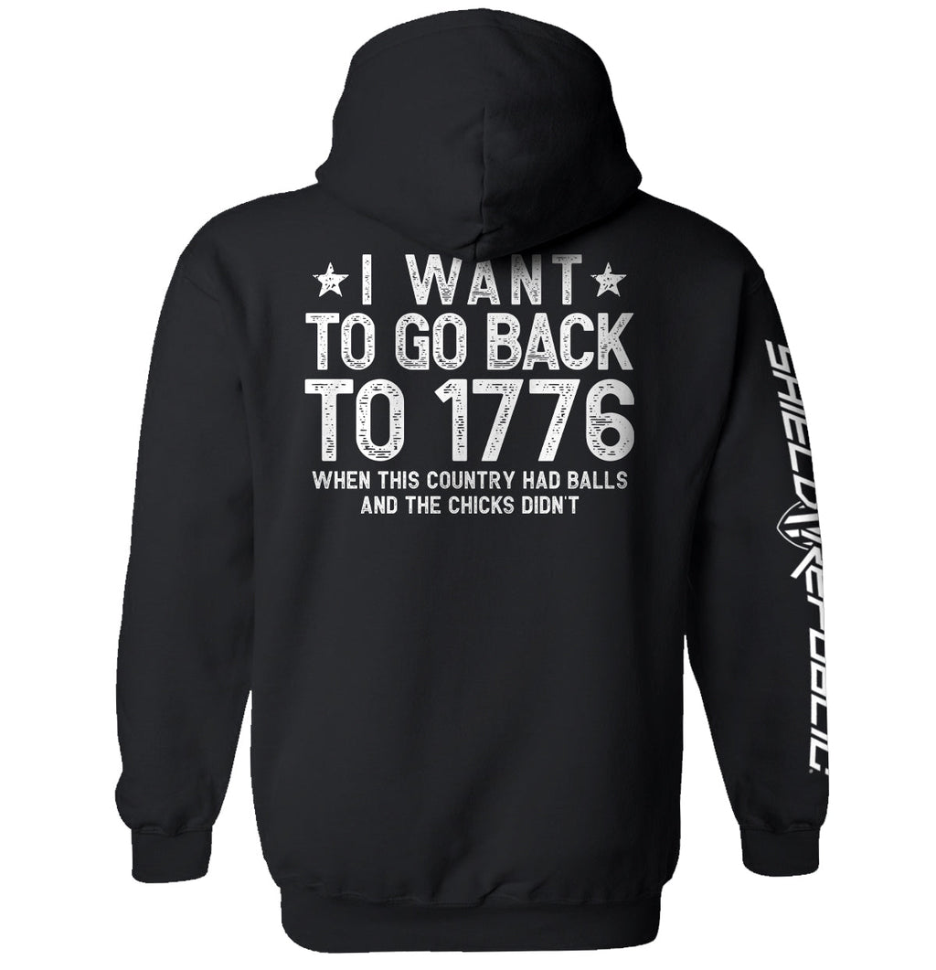 I Want To Go Back To 1776 T-Shirts, Hoodie, Sweatshirt | CiraTrend.com (Image 4)