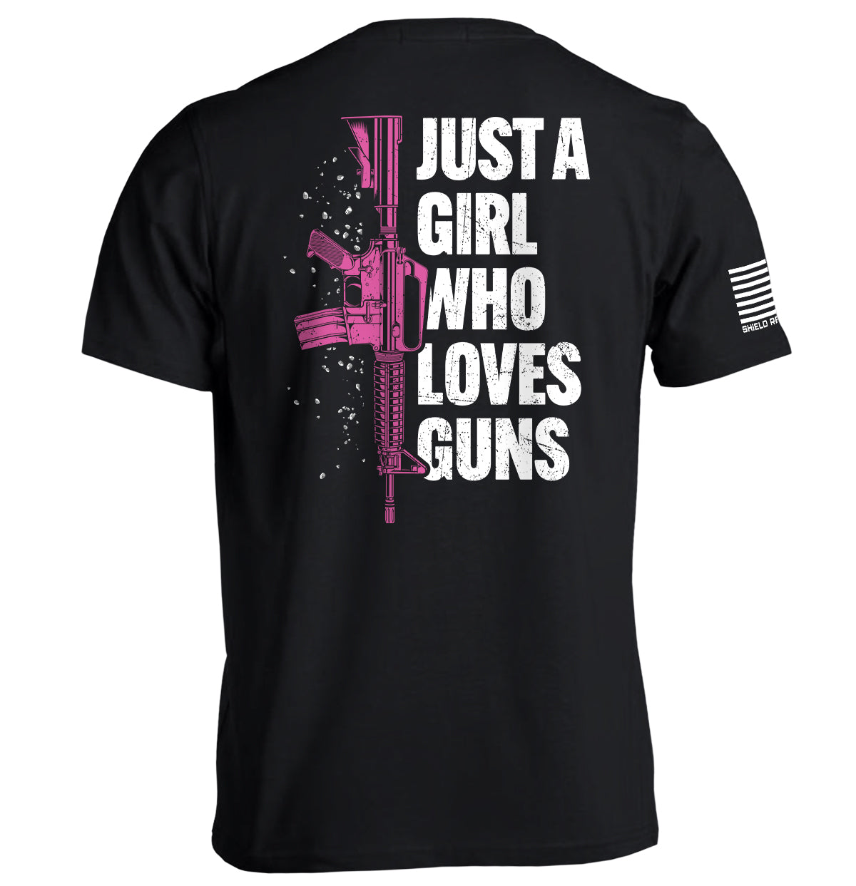 Just A Girl Who Loves Guns T-Shirts, Hoodie, Sweatshirt | CiraTrend.com (Image 2)