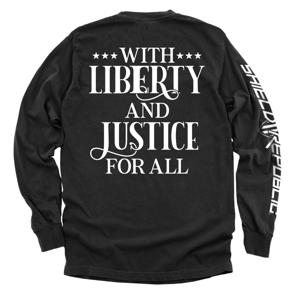 With Liberty And Justice For All T-Shirts, Hoodie, Sweatshirt | CiraTrend.com (Image 4)