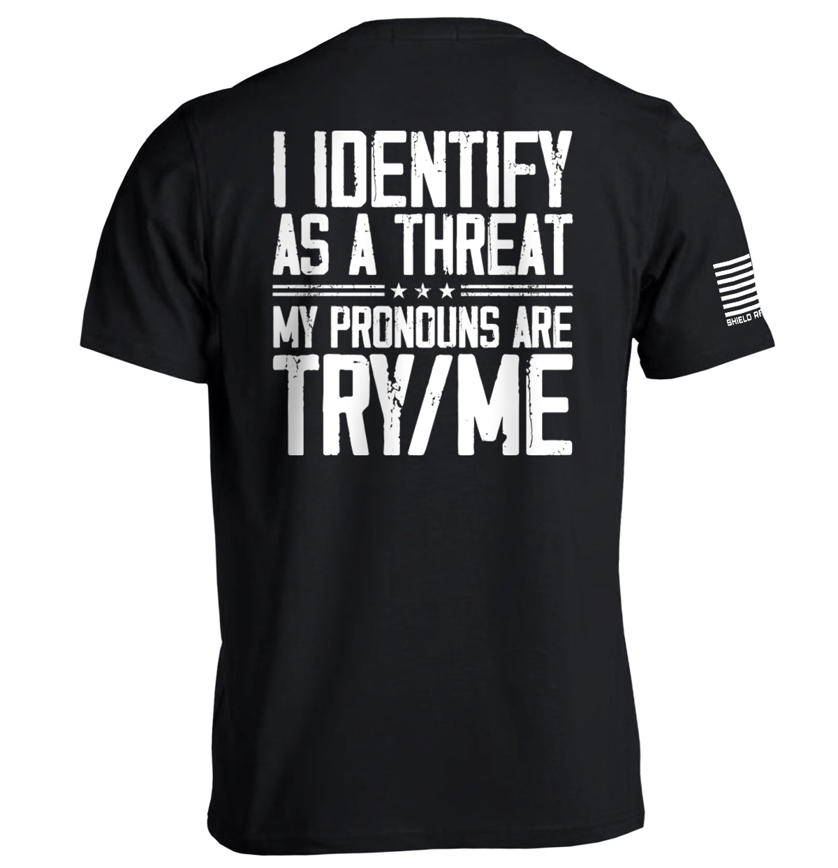 I Identify As A Threat T-Shirts, Hoodie, Sweatshirt | CiraTrend.com (Image 1)