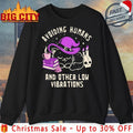 Black cat Avoiding Humans And Other Low Vibrations shirt