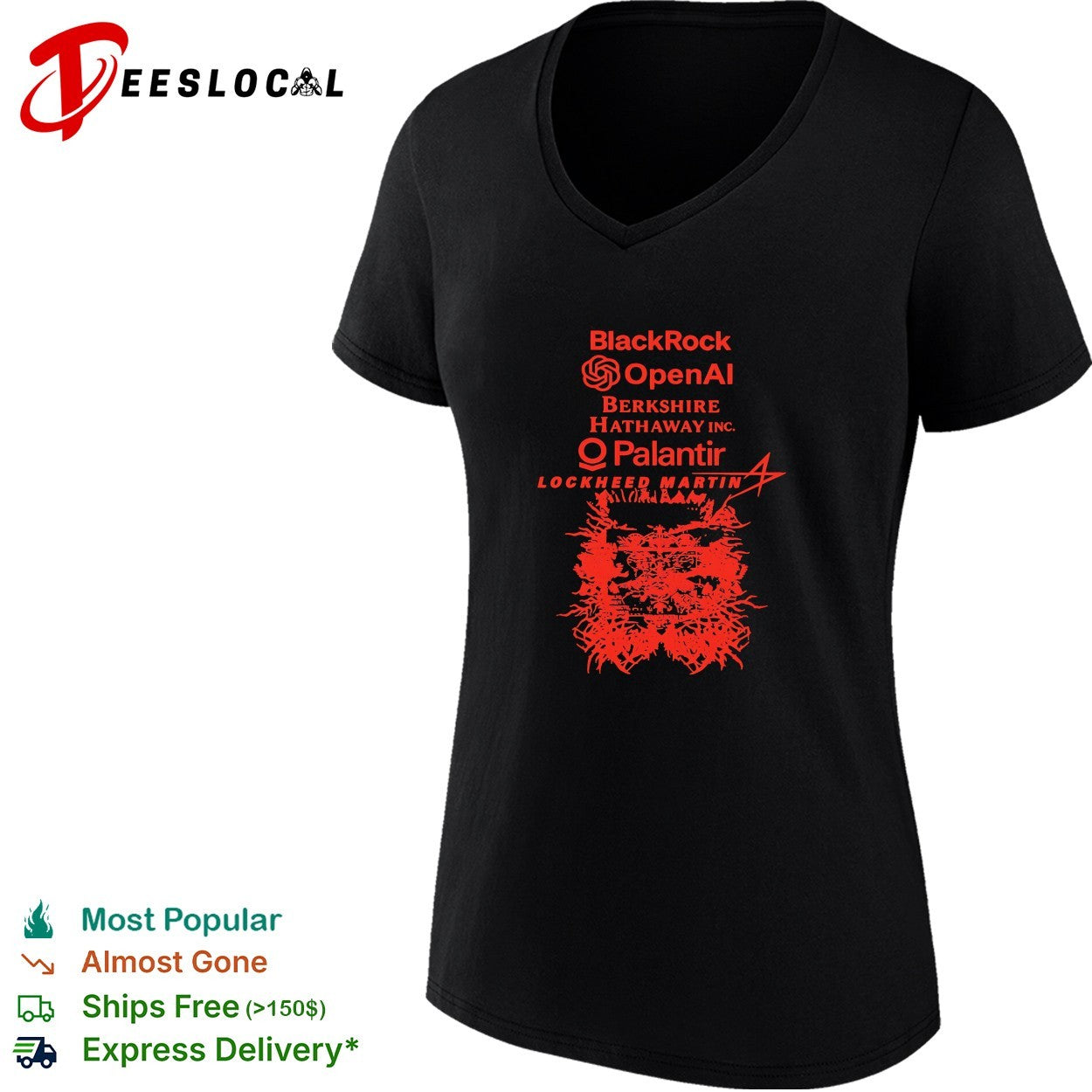 BlackRock OpenAI Berkshire Hathaway Palantir Lockheed Martin shirt