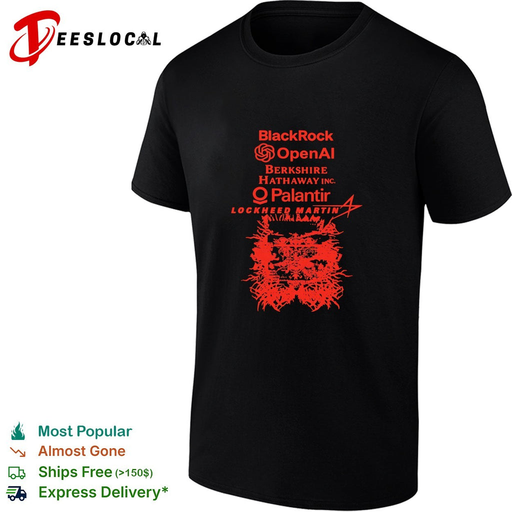 BlackRock OpenAI Berkshire Hathaway Palantir Lockheed Martin shirt