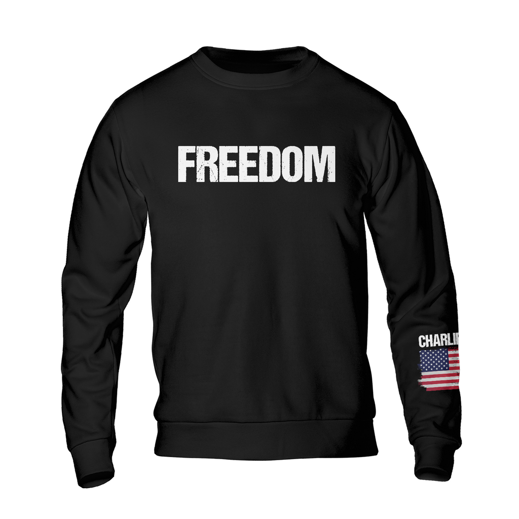 Freedom Charlie Kirk Sweatshirt - 3 T-Shirts, Hoodie | CiraTrend.com (Image 1)