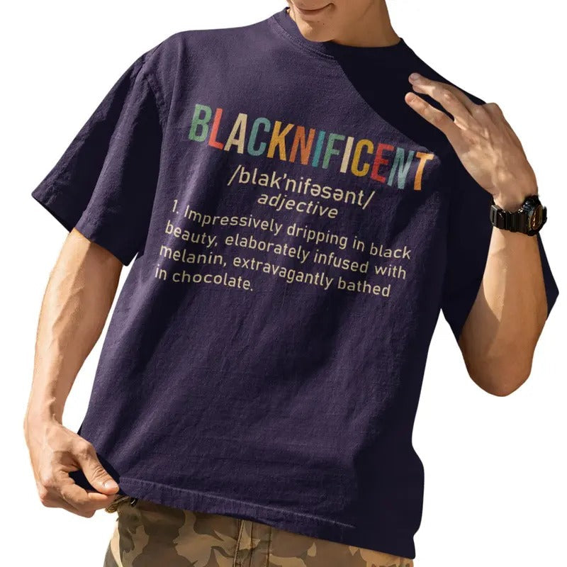 Blacknificent Definition Black Pride T-Shirt Hoodie, Sweatshirt | CiraTrend.com