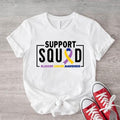 Bladder Cancer Support Shirt, Matching Squad Tee, Bladder Cancer Awareness T-shirt, Survivor Gift Tee, Ribbon Support...