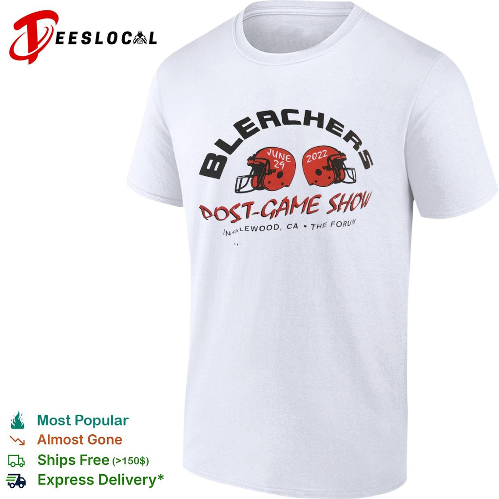 Bleachers Post-Game Show June 29 2022 The Forum football helmets shirt