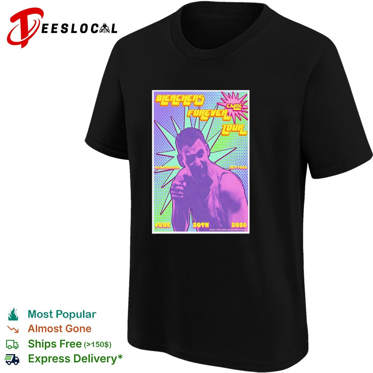 Bleachers forever tour poster shirt