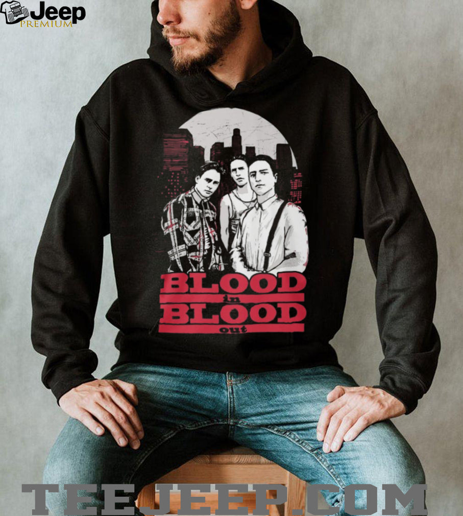 Blood In Blood Out Bound By Honor Trio Skyline Graphic T Shirt