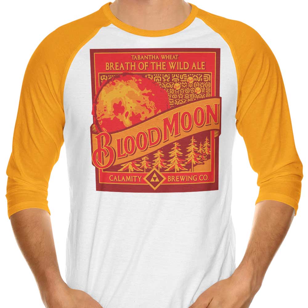 Blood Moon - 3/4 Sleeve Raglan T-Shirt Hoodie, Sweatshirt | CiraTrend.com (Image 4)