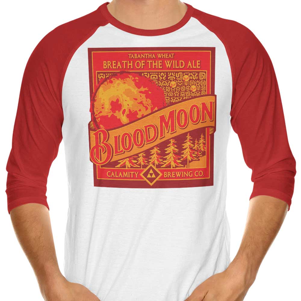 Blood Moon - 3/4 Sleeve Raglan T-Shirt Hoodie, Sweatshirt | CiraTrend.com (Image 1)