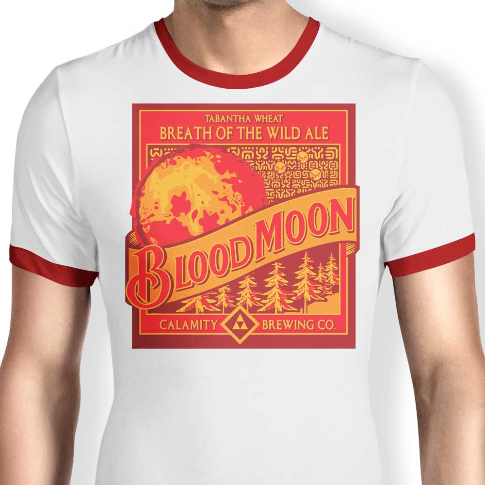 Blood Moon - Ringer T-Shirt Hoodie, Sweatshirt | CiraTrend.com (Image 1)