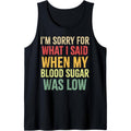 Blood Sugar was Low Funny Type 1 Diabetes T1D Diabetic Tank Top MADE IN USA T-Shirts, Hoodie, Sweatshirt | CiraTrend.com