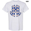 Blue Baseball Monogram Gildan Short Sleeve T-Shirt 'NLB' Hoodie, Sweatshirt | CiraTrend.com