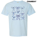 Blue Bow Coquette Collage Comfort Colors T-Shirt 'NLB' Hoodie, Sweatshirt | CiraTrend.com