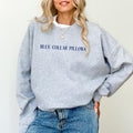 Blue Collar Pillows Sweatshirt, Funny Blue Collar Wife Crewneck, Blue Collar Girlfriend Graphic Printed Tee, Funny Wifey...