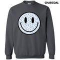 Blue Floral Happy Face Sweatshirt 'NLB' T-Shirts, Hoodie | CiraTrend.com