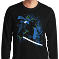 Blue Leader Ninja - Long Sleeve T-Shirt Hoodie, Sweatshirt | CiraTrend.com (Image 1)