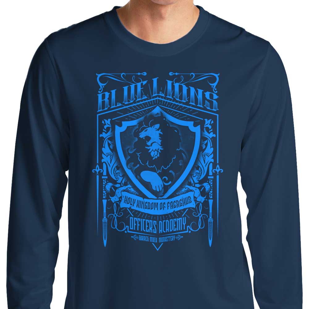 Blue Lions Officers - Long Sleeve T-Shirt Hoodie, Sweatshirt | CiraTrend.com (Image 3)