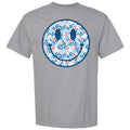 Blue Patriotic Cheetah Happy Face Comfort Colors T-Shirt 'NLB' Hoodie, Sweatshirt | CiraTrend.com