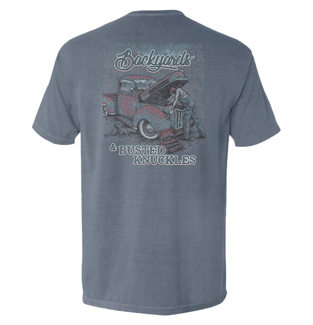 Backyards Busted Knuckles Pocket T-Shirts, Hoodie, Sweatshirt