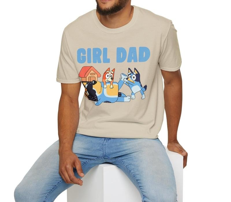 Bluey Dad Shirt - Girl Dad - Bluey Family - Gift for Toddler Dad - Bluey Shirt Dad - Tactical Dad - Bluey Dad
