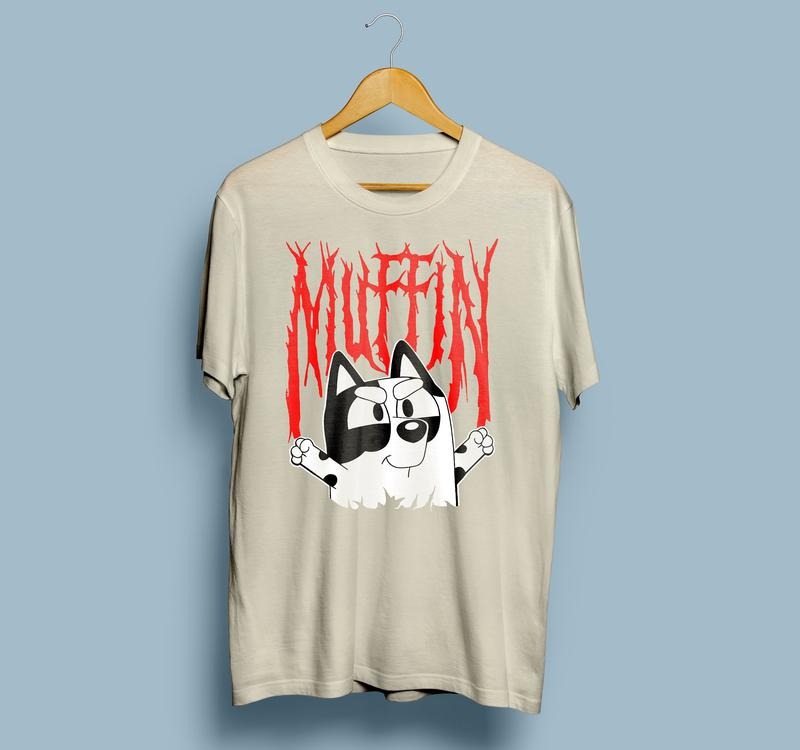 Bluey Muffin Metal Shirt, Muffin Emotions Shirt Hoodie, Sweatshirt | CiraTrend.com