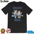 Bluey and Bingo Geelong Cats AFL Mascot Graphic T Shirt