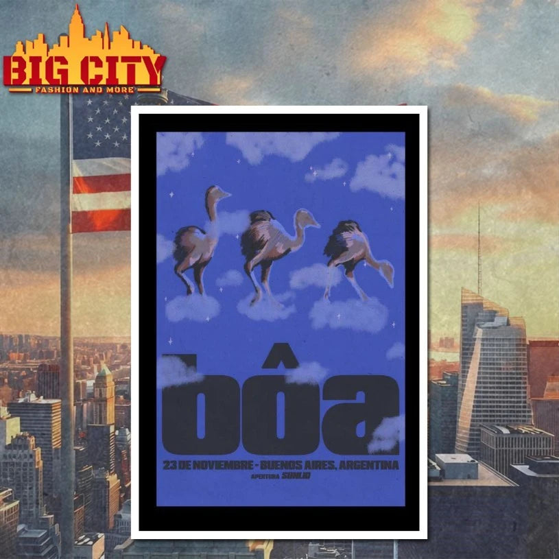 Bôa The Band Buenos Aires Argentina Nov 23 2025 Poster shirt