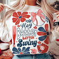 Boho Baseball Batter Batter Swing Shirt, Retro Checkered Baseball Coquette Shirt, Game Day Baseball Coquette Shirt, Funny...