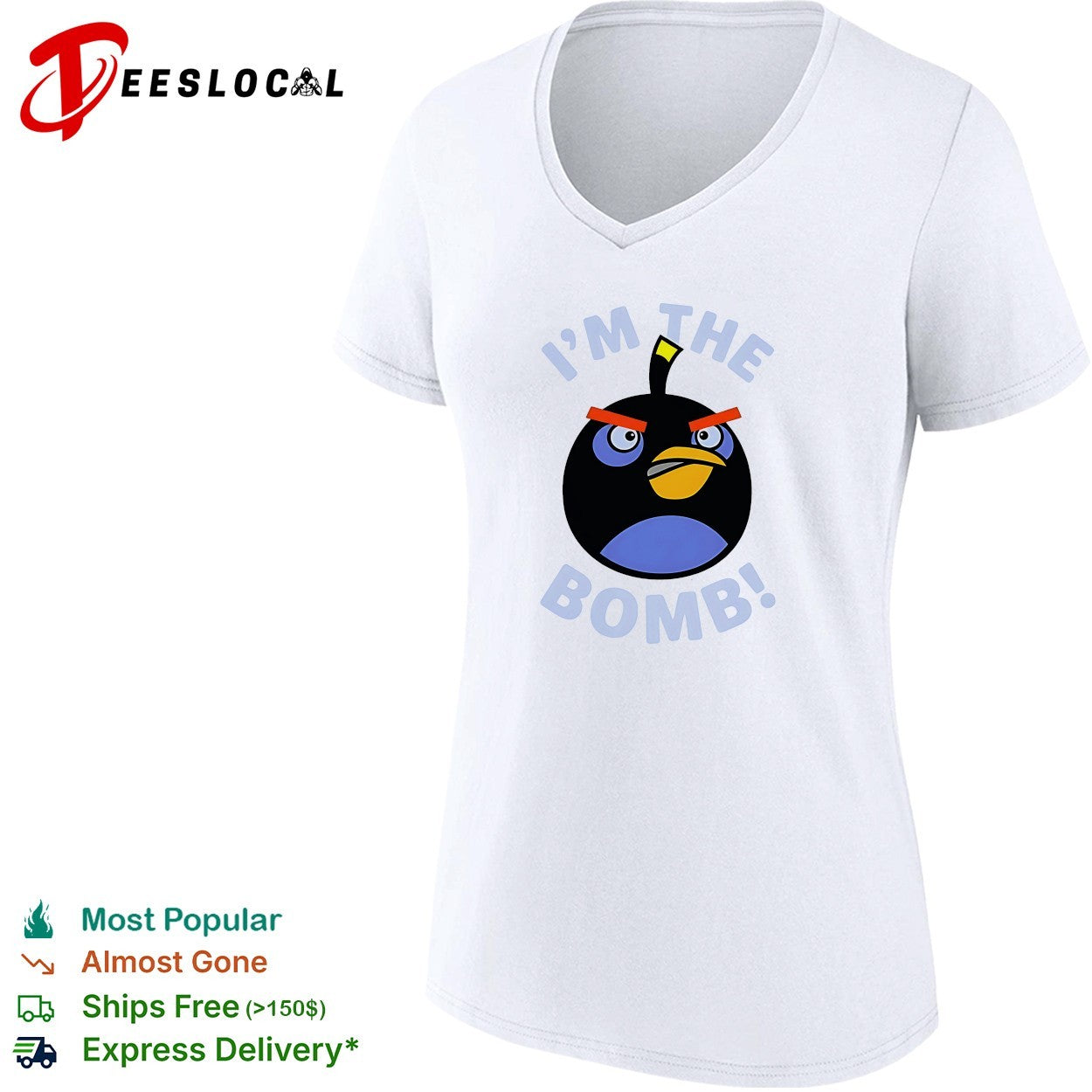 Bomb the angry bird I’m the bomb shirt