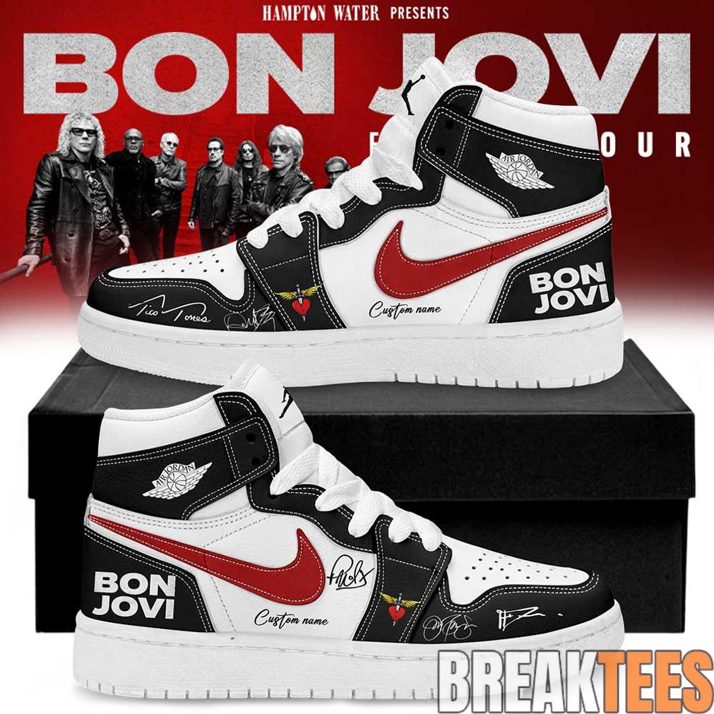 Bon Jovi – Forever Tour 2026 Custom AJ1 Shoes