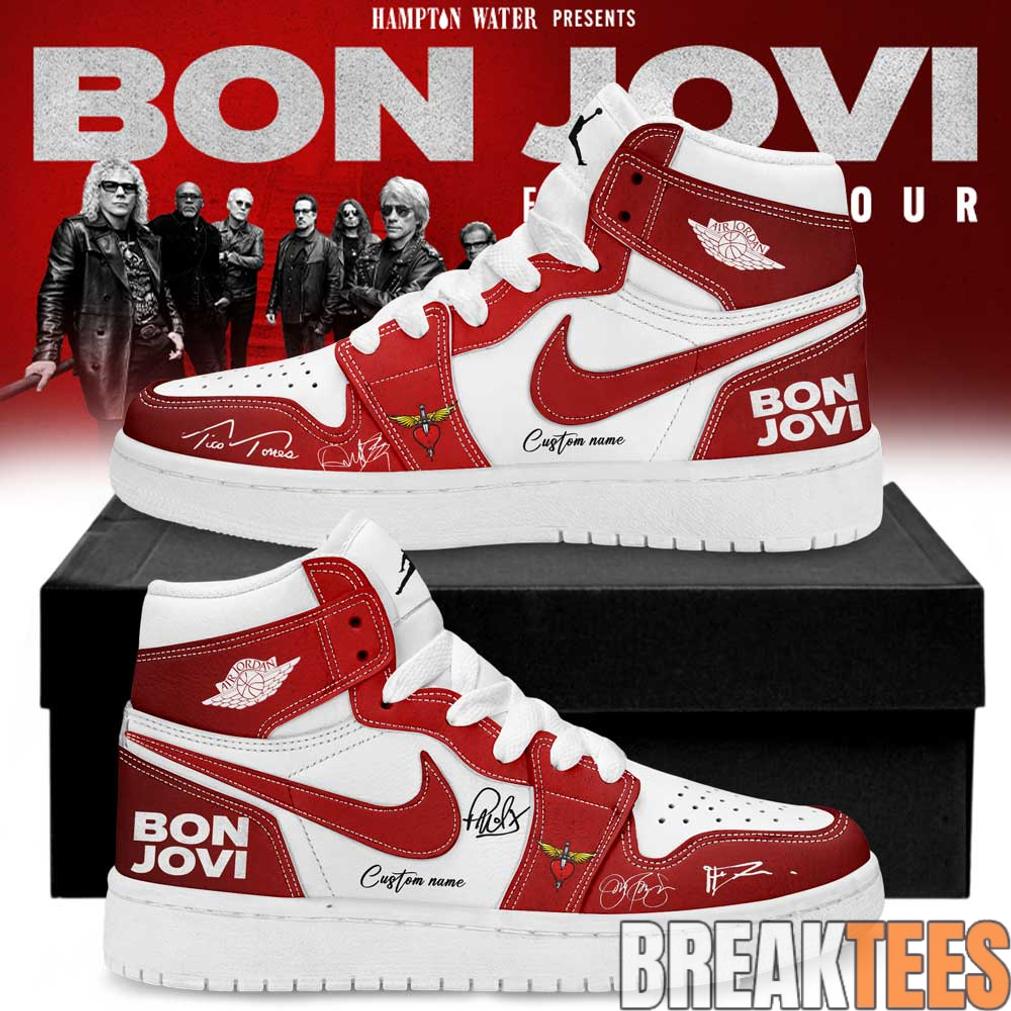 Bon Jovi – Forever Tour 2026 Custom AJ1 Shoes