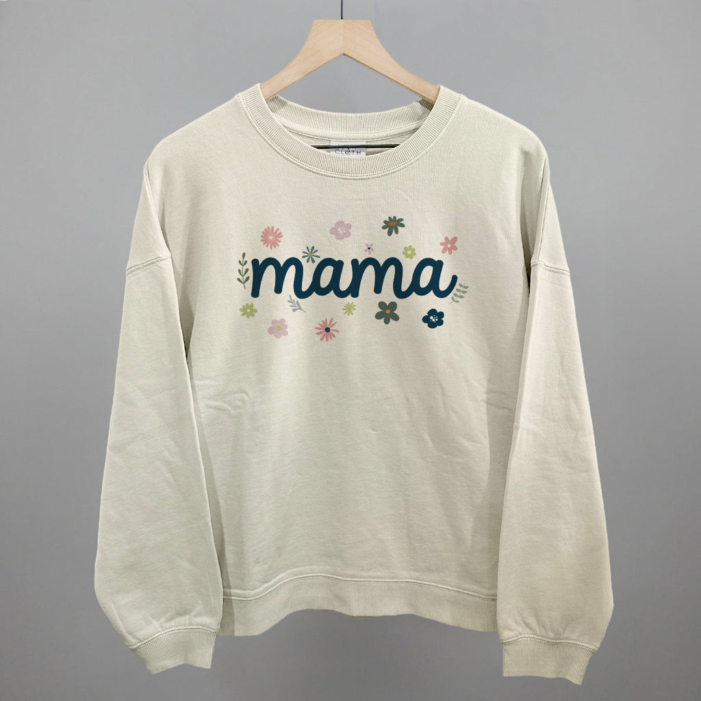 Mama (Dainty Flower Script) T-Shirts, Hoodie, Sweatshirt | CiraTrend.com (Image 1)